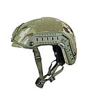 Шолом FAST Future Assault Shell Helmet NIJ IIIA мультикам з покращеними вставками, фото 3