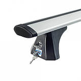 Багажник Mitsubishi L200 double cab V hidden fixpoint 935-764 2015-2019 на гладкий дах 935-764, фото 5