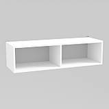 Полку надставка Н-9 Хьюго/Hugo ДСП (Континент) 1100х320х220мм, фото 4