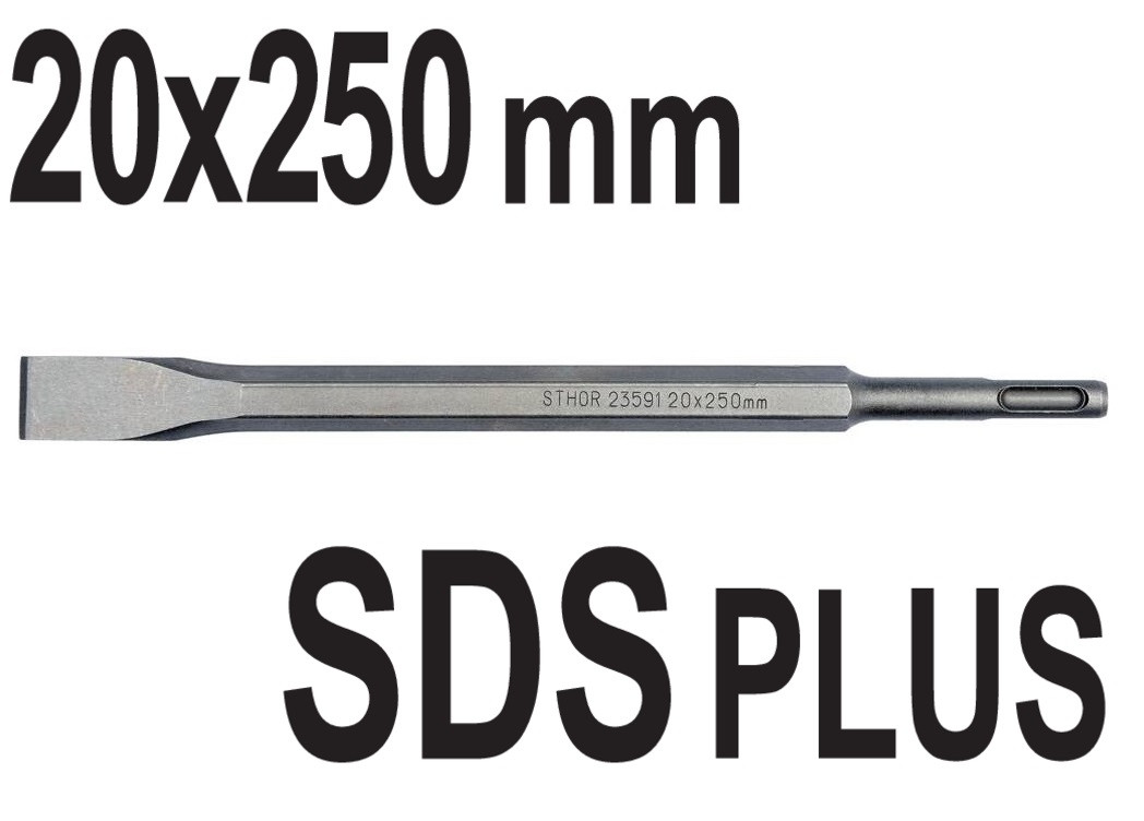 Лопатка на Перфоратор SDS-plus 20 х 250 мм STHOR (23591), фото 1