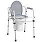 Стілець-туалет, алюмінієвий розбірний OSD-2110QA, фото 4
