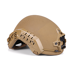 Балістичний шолом Ceradyne 3M N49 Ultra Light NIJ IIIA, Розмір: Medium (50-56см), Колір: Coyote Brown (Б/В)