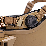 Балістичний шолом Ceradyne 3M N49 Ultra Light NIJ IIIA, Розмір: Medium (50-56см), Колір: Coyote Brown (Б/В), фото 9