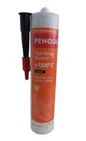 Герметик  "PENOSIL+1500 " для каминів та печей, чорный  310мл