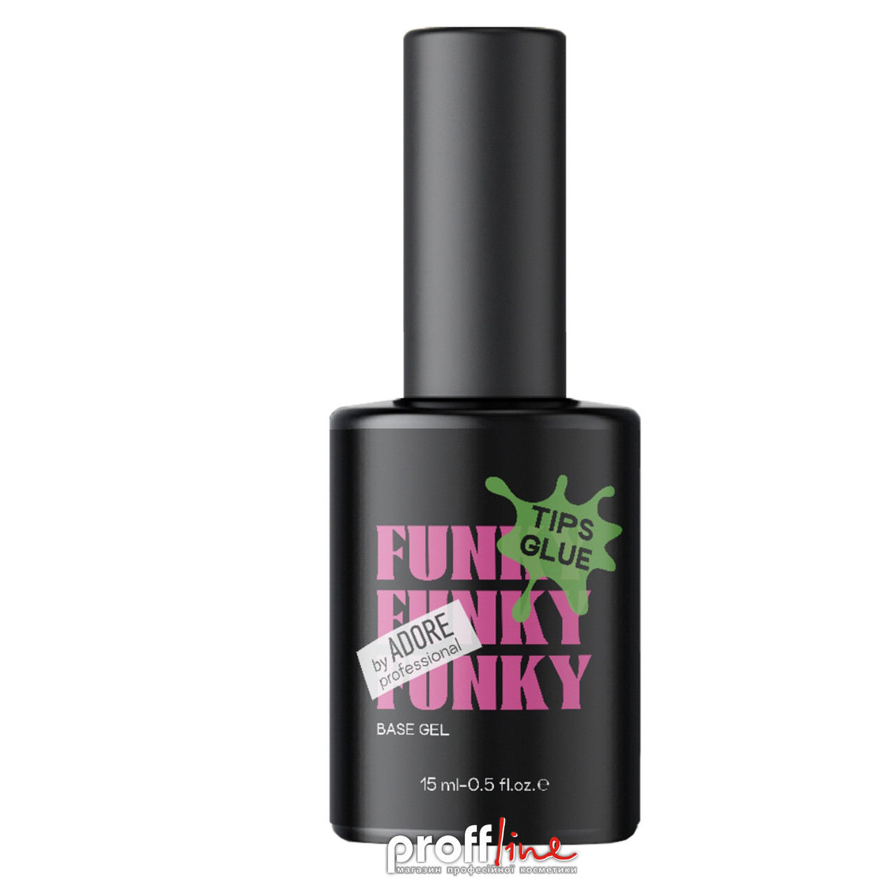 Гель-клей для гелевих типів Adore Professional Funky Tips Glue Gel, 15 мл