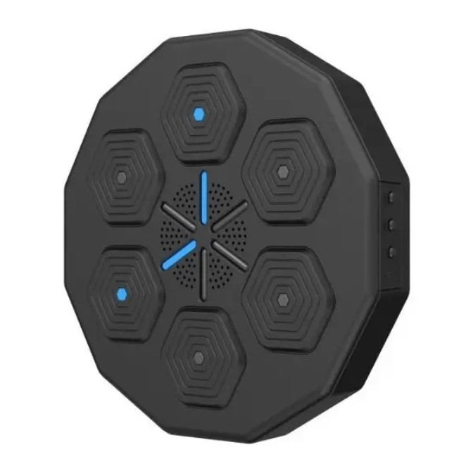 Настінна боксерська мішень із музикою й LED-підсвіткою | 40х40х7,5см