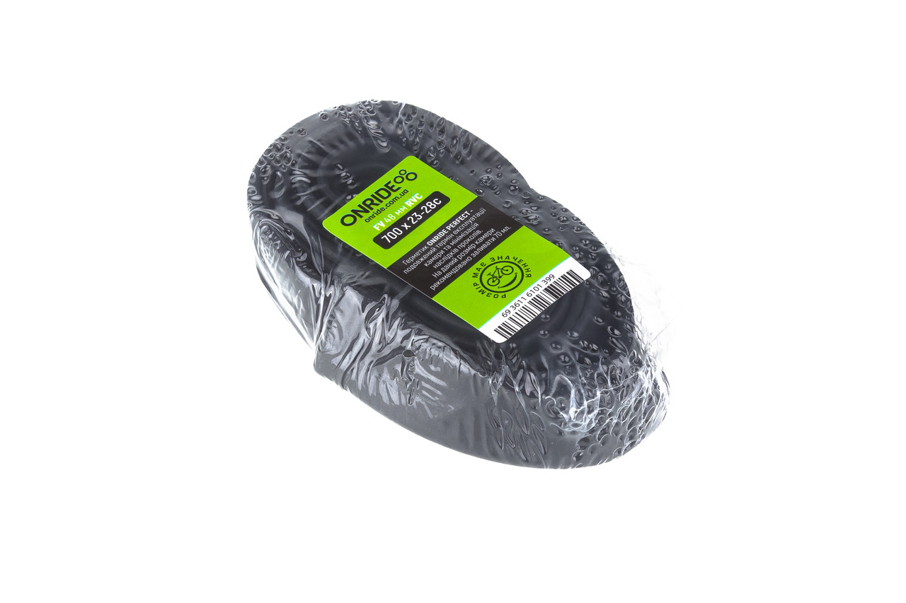 Камера на велосипед велокамера ONRIDE Classic 700 x 23-28c FV 48 мм RVC (polybag), фото 1