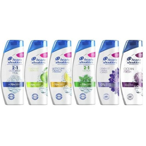 Шампунь Head&Shoulders (400 мл.) в асортименті