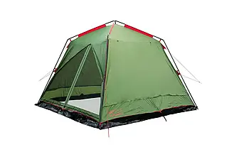 Шатро Tramp Lite Bungalow Green | Просторий кемпінговий тент для відпочинку на природі, надійний захист від сонця та дощу, фото 4