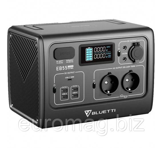 Зарядна станція BLUETTI EB55 Portable Power Station 537Wh