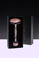 Комплекс Ролер та шкребок з рожевого кварцу + Вакуумні баночки для обличчя + Арганова олія, 30 мл, фото 3