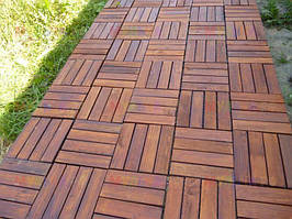 Садовий паркет з Термо Ясеня, доріжка для саду