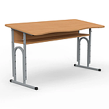 Парта 05 4-6 зр. гр. рег. 1200х500  пряма стільниця \ з нахилом, фото 3
