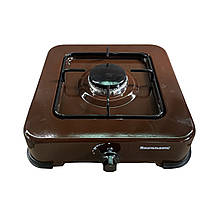 Газова плита однокомфорочна Nurgaz NG-3005 + Балон Rudyy 15л + редуктор зі шлангом + пальник на балон у подарунок, фото 5