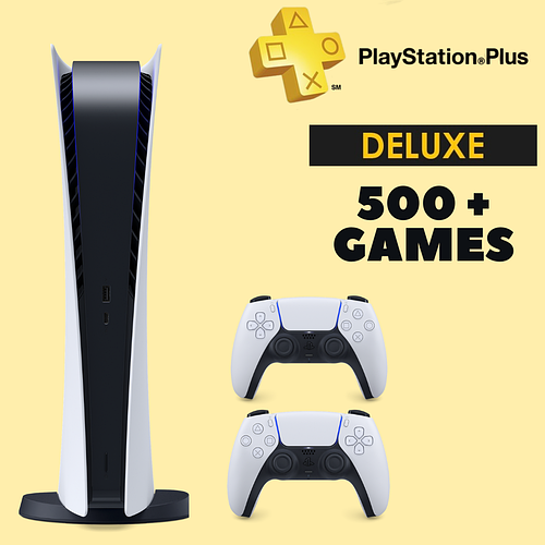 Sony PlayStation 5 Digital Edition Console 825 GB + Подписка PS Plus ...