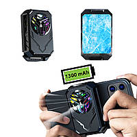 Кулер з елементом Пельтьє телефона смартфона бездротовий 1300 mAh портативний універсальний охолодження з RGB LZ-F30