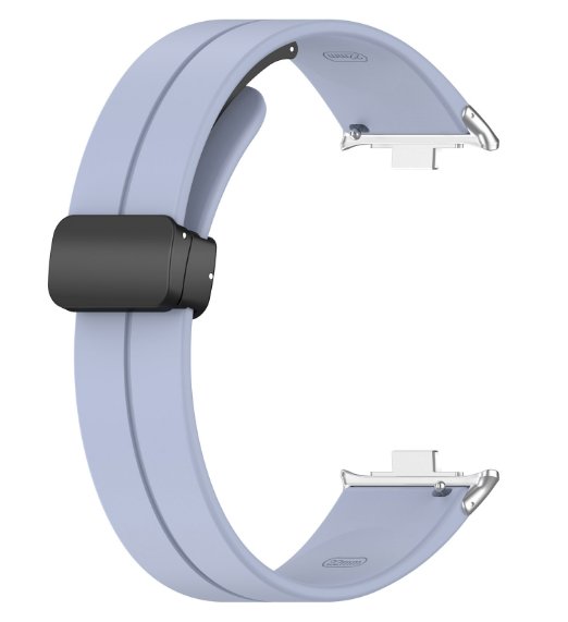 Ремінець DK Silicone Sport Magnetic для Xiaomi Mi Band 8 Pro (017766) (lilac/black)