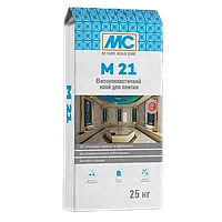 Эластичный клей для плитки "теплый пол" ТМ Botament M 21 Gr25кг,белый