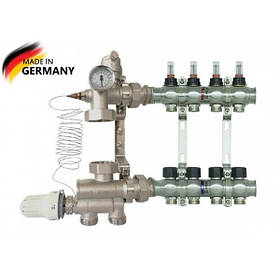 Колектор для теплої підлоги RAFTEC Німеччина 6 виходів