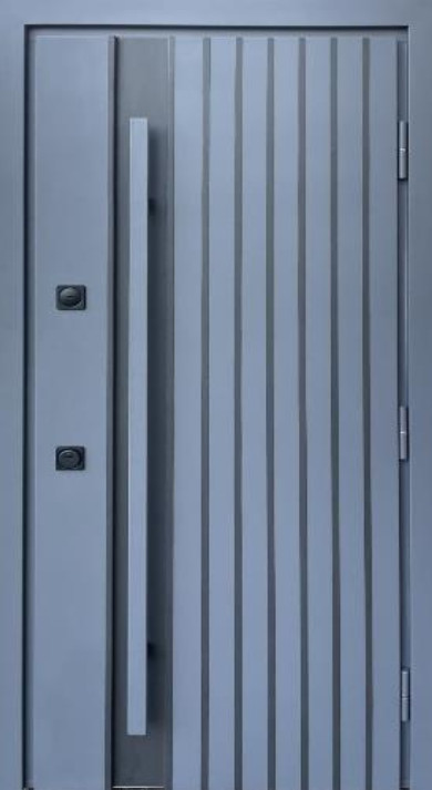 Двері вуличні Qdoors серія СТРОНГ з ТЕРМОРОЗРИВОМ модель АЙРОН