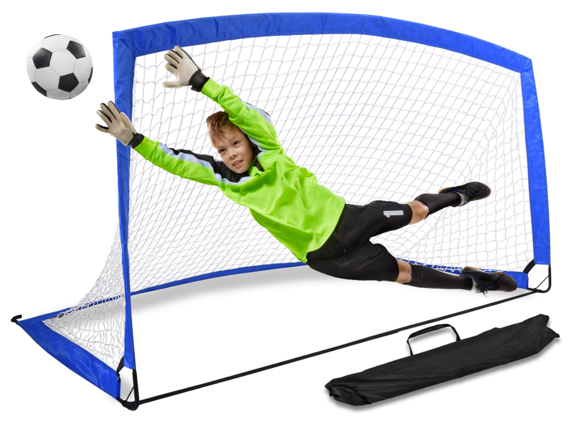 Ворота для футболу Xboost 200 х 100 см Blue (5902340321959)