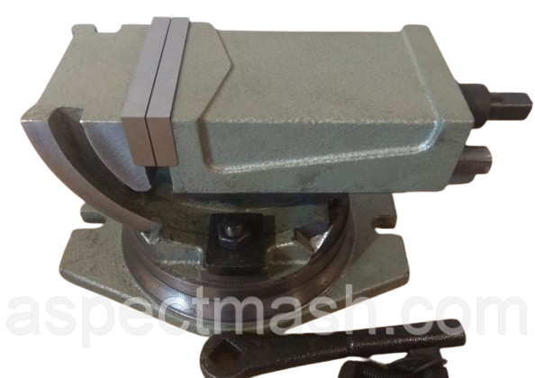 Лещата верстатні 2 поворотні 100 мм, фото 1