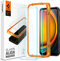 Захисне скло Spigen для Samsung Galaxy Xcover 7 - Alignmaster (2 шт), Clear (AGL07581)
