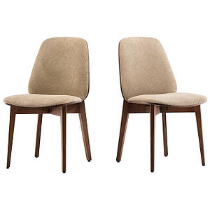 Стілець кухонний Пломбір м`який дерев`яний зі спинкою кухонні стільці обідні м`які на кухню з дерева стільчик стільчики для кафе коричневий