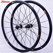 Колеса Mavic 30x700C 20/20отв, алюм, V-brake, 8-11 шв, переднє+заднє