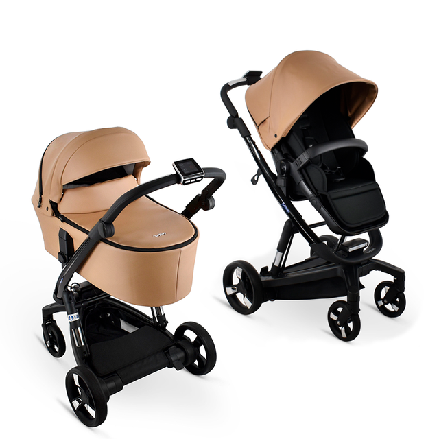 Коляска 2в1 iBebe istop Drive Dark Beige