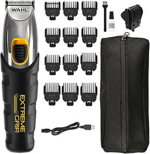 Чоловічий тример для догляду за бородою WAHL Extreme Grip прецизійні леза, фото 1