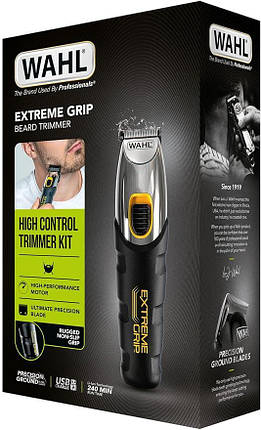 Чоловічий тример для догляду за бородою WAHL Extreme Grip прецизійні леза, фото 3