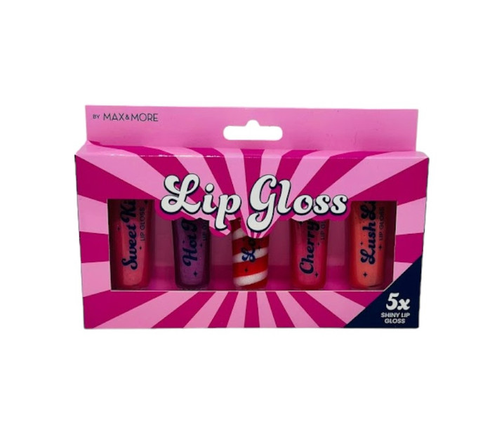 Подарунковий набір блисків для губ Lip gloss by max more