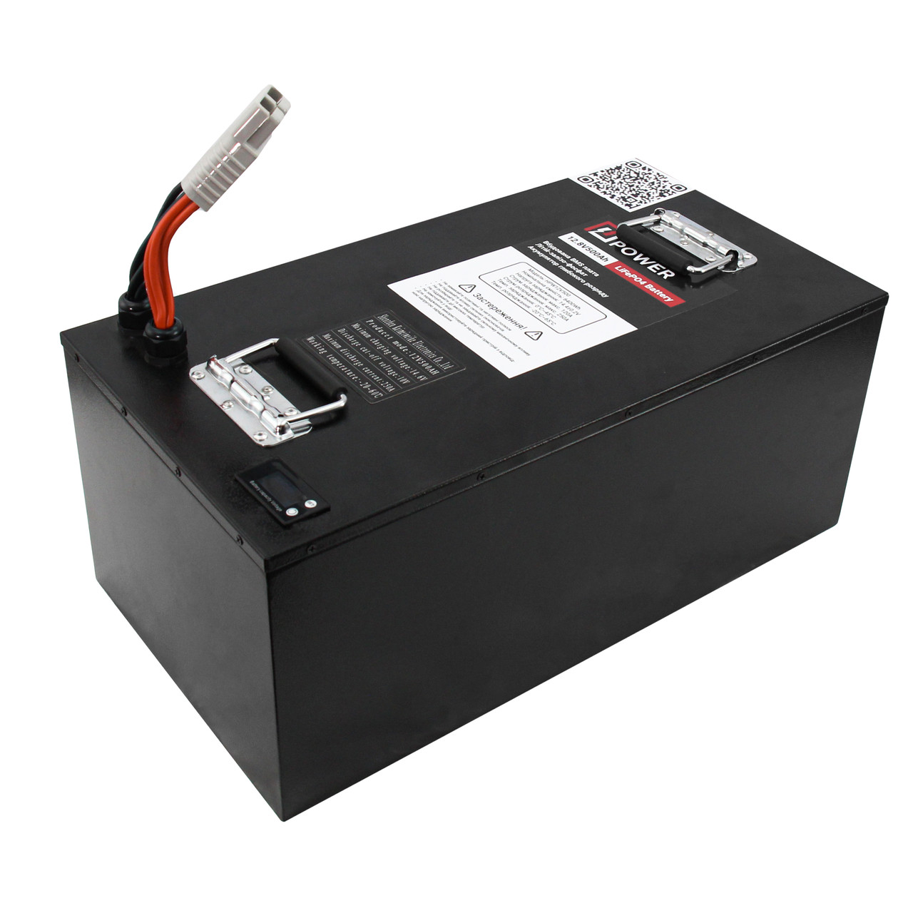 Літій-залізо-фосфатний акумулятор 12V/500AH (6400W*h) із вбудованою BMS-платою