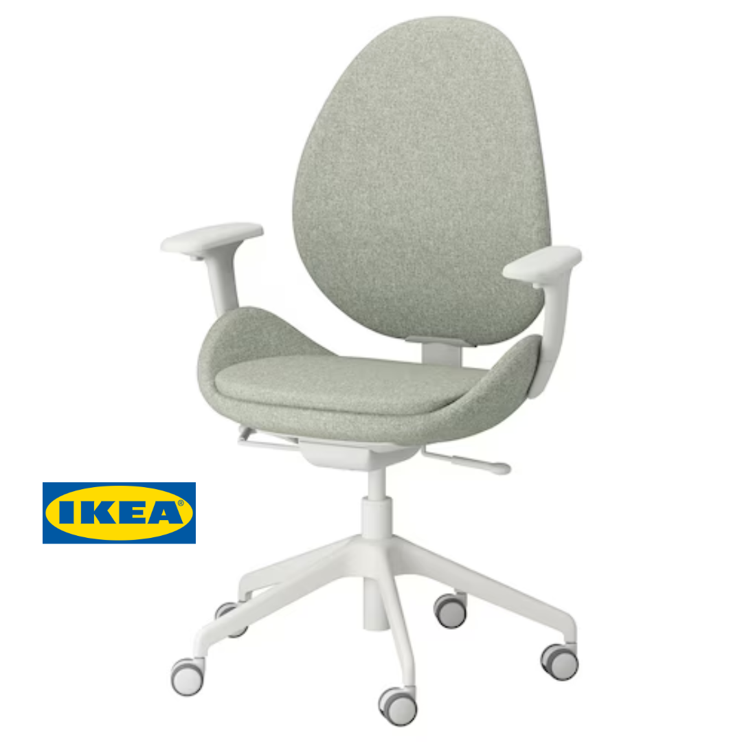 Офісний стілець IKEA HATTEFJÄLL 705.329.53 Світло-зелений
