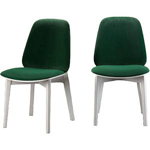 Стілець кухонний Пломбір м`який дерев`яний зі спинкою кухонні стільці обідні м`які на кухню з дерева стільчик стільчики для кафе зелений