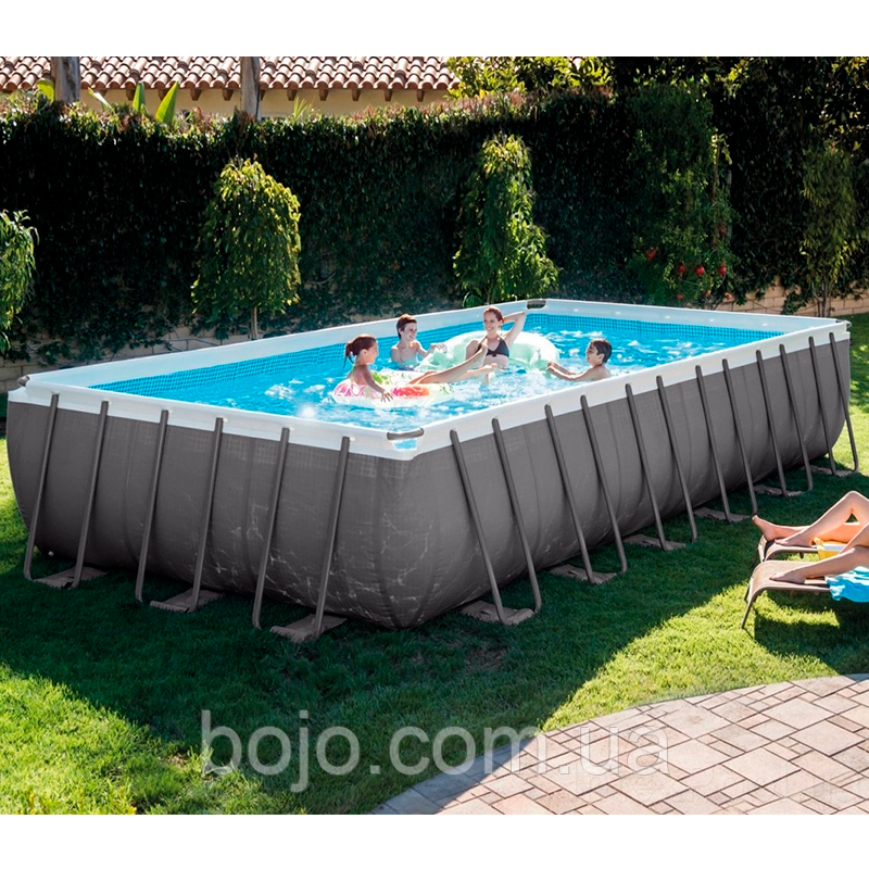 Каркасний прямокутний басейн 31805 л / 732х366х132 см INTEX 26364