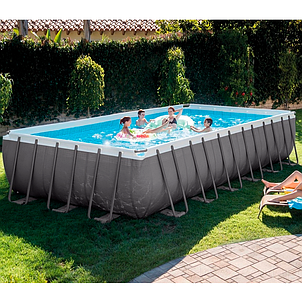 Каркасний прямокутний басейн 31805 л / 732х366х132 см INTEX 26364, фото 1