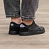 Чоловічі кросівки Nike Air Jordan 1 Low Travis Scott Black (Чорний) Найк Джордан шкіра замш нубук текстиль, фото 11