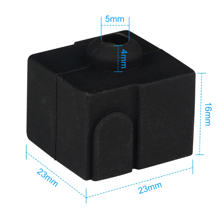 Heat block silicon case (Heating silicon sleev) силіконовий чехол на друкуючу голівку Creality Ender 3V3 SE