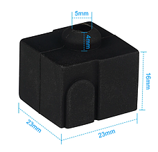 Heat block silicon case (Heating silicon sleev) силіконовий чехол на друкуючу голівку Creality Ender 3V3 SE