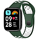 Ремешок DK Silicone Sport Band Nike для Xiaomi Redmi Watch 3 Active / 3 Lite (green / white), фото 3