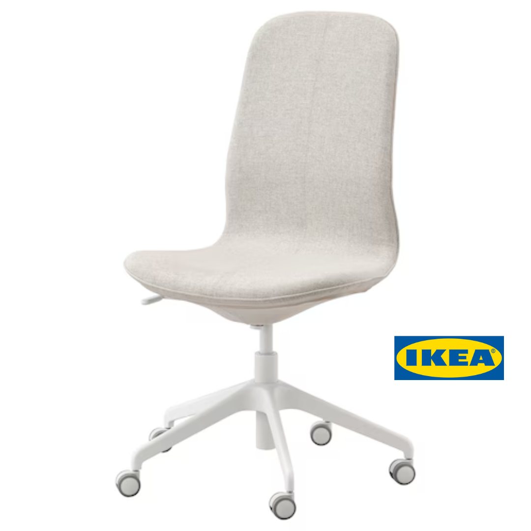 Офісний стілець IKEA LÅNGFJÄLL 092.524.80 Бежево-білий