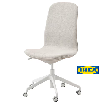 Офісний стілець IKEA LÅNGFJÄLL 092.524.80 Бежево-білий