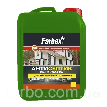 Антисептик Farbex для мінеральних поверхонь концентрат 1:4 (1л)
