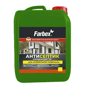 Антисептик Farbex для мінеральних поверхонь концентрат 1:4 2л засіб біологічного захисту