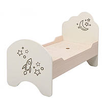 Ліжко дитяче без матраца "Таємничий всесвіт" з фотодруком 17502_КрДм+Ф