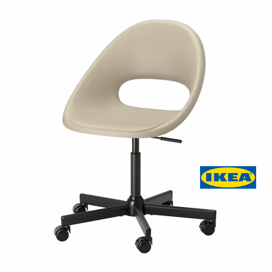 Офісний стілець IKEA ELDBERGET/MALSKÄR 69331856 Бежево-чорний