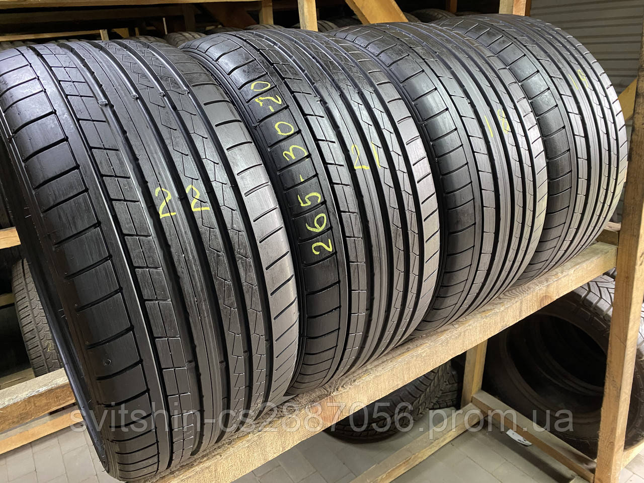 Літні шини 265/30R20 Dunlop SP Sport Maxx GT 7+мм 4шт, фото 1