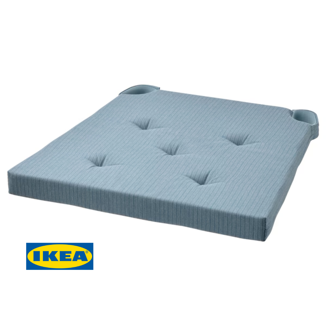 Подушка на стілець IKEA JUSTINA 60567599 Сіро-блакитна